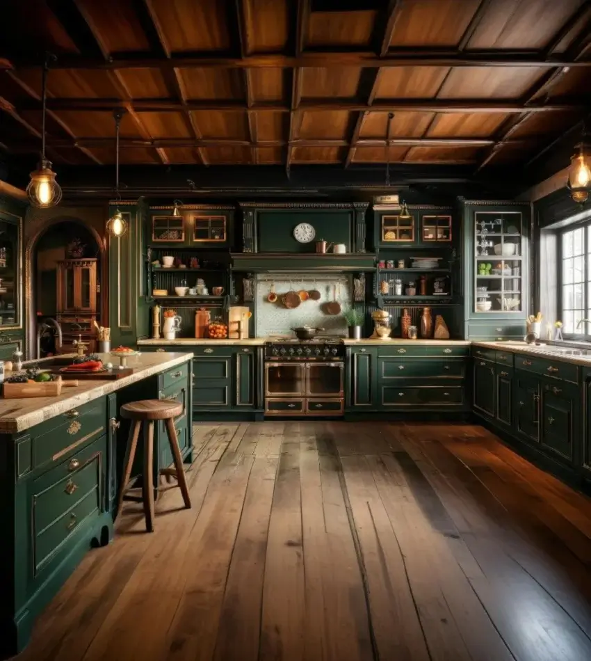 Classic Wooden Kitchen Cabinet Design