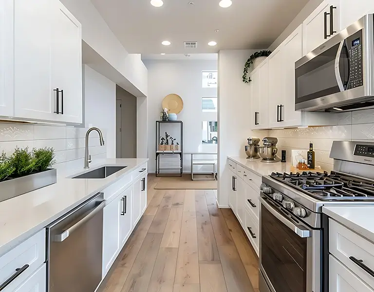 Parallel Shaped Kitchen Layout