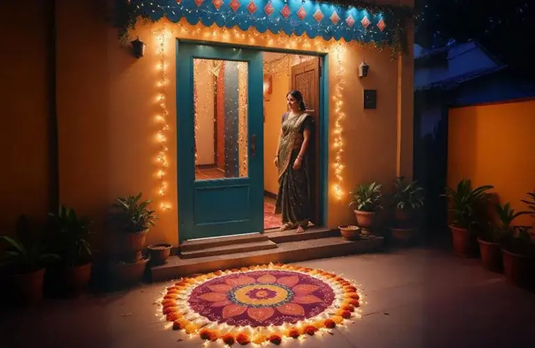 Rangoli decoration