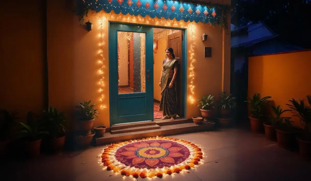 Rangoli decoration